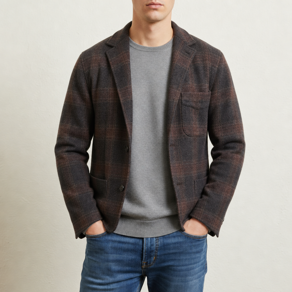 Ulf | Men Plaid Blazer