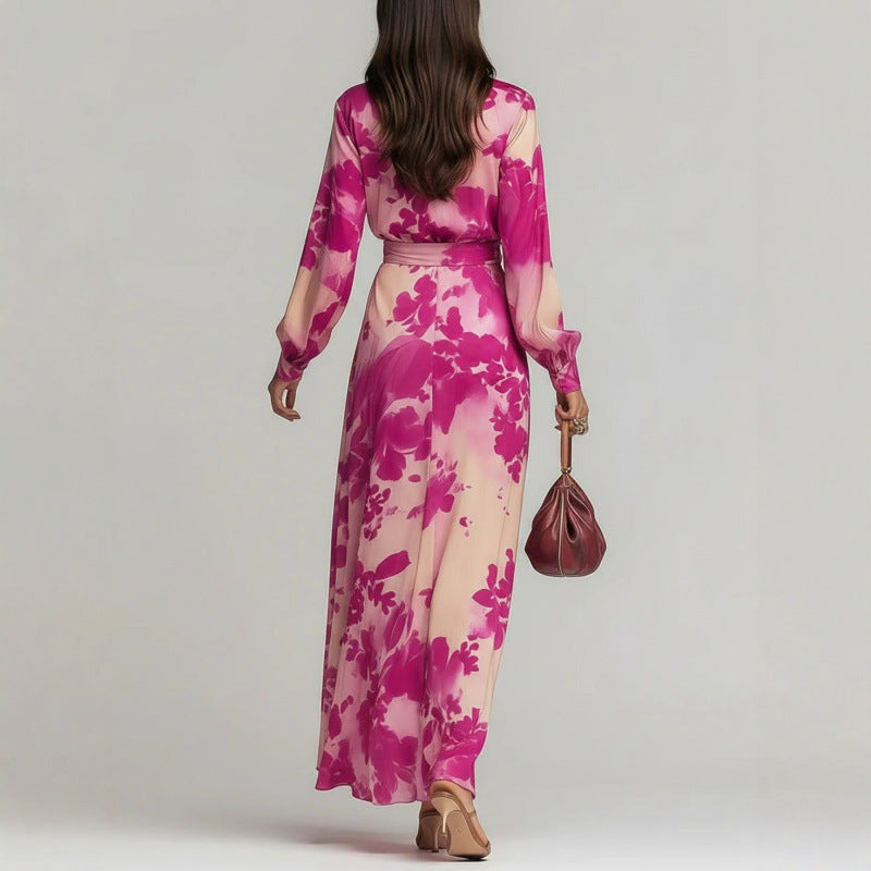 Psyche | Women Floral Chiffon Wedding Guest Dress
