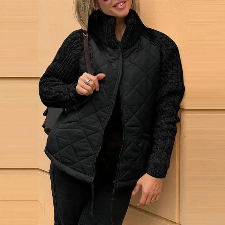 Amy | Women Quilted Knit Zip Padded Jacket