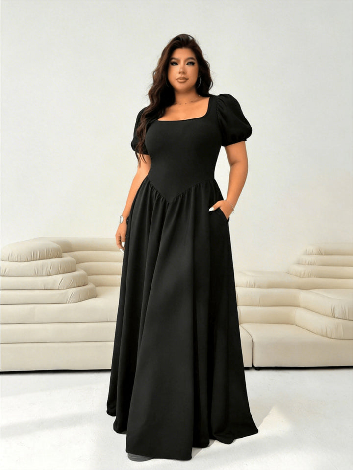 Callisto | Women Fitted Flowy Maxi Dress