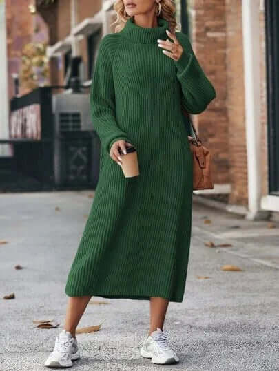 Clem | Women Turtleneck Knit Dress