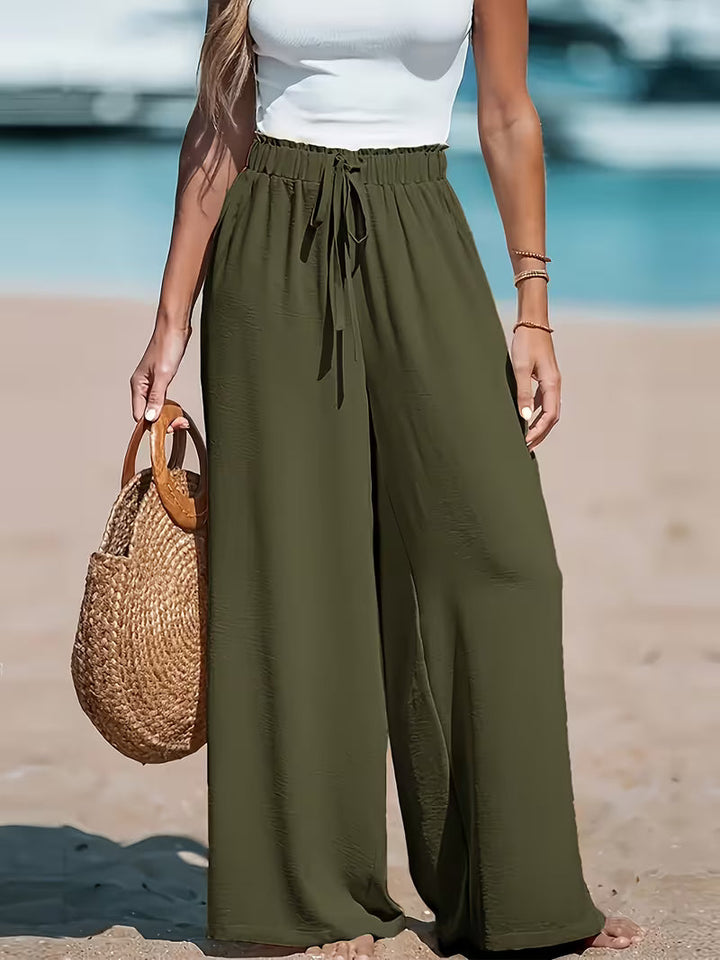 Kirsten | Women Drawstring Palazzo Pants