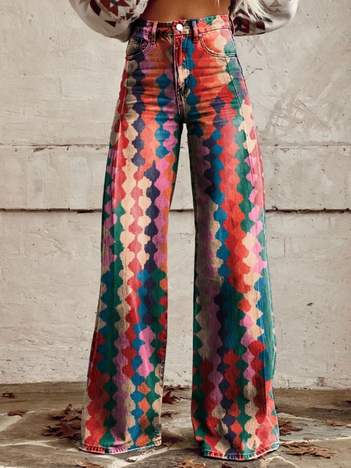 Paola | Women Relaxed Scale Palazzo Pants
