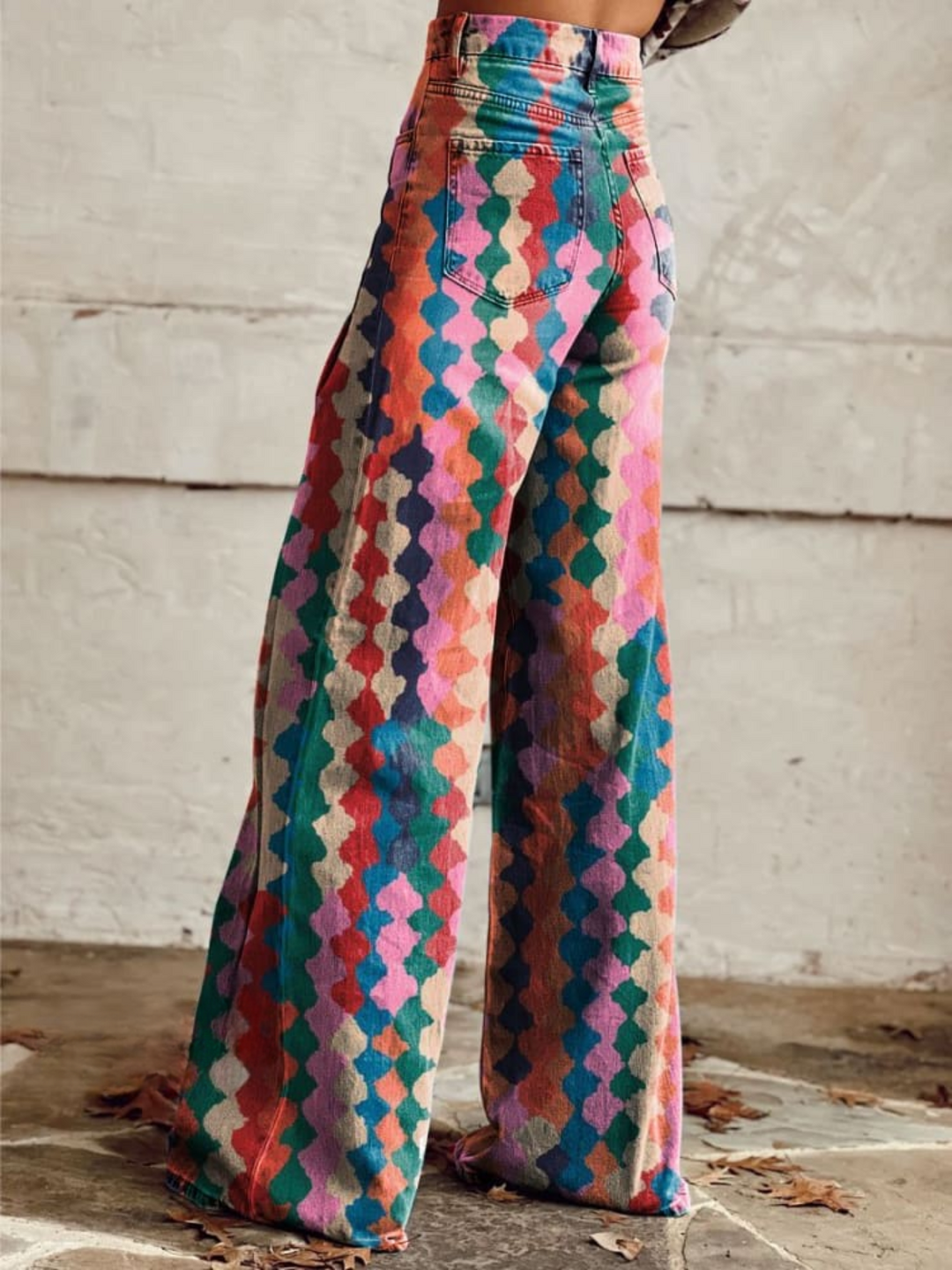 Paola | Women Relaxed Scale Palazzo Pants