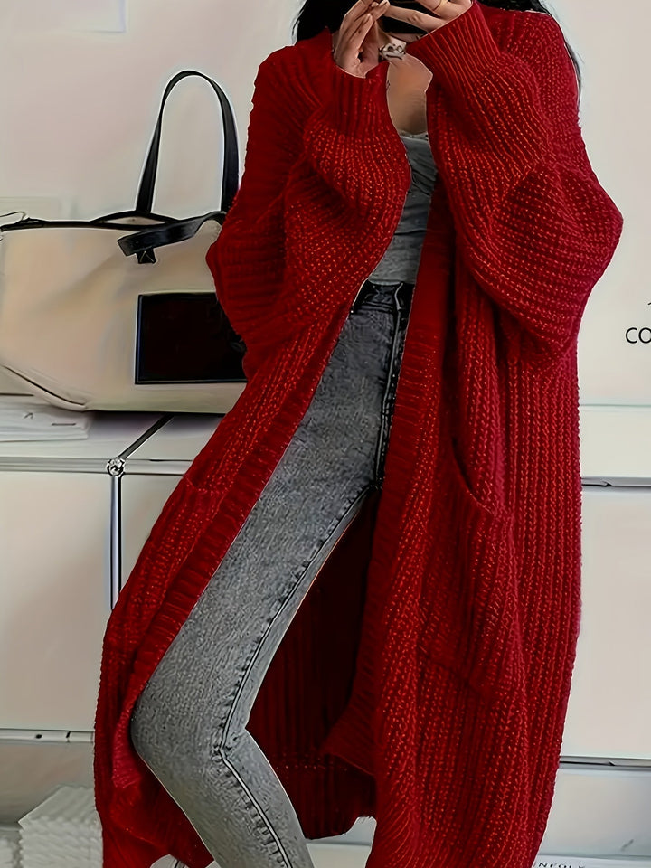 Kjersti | Women Chunky Knit Longline Cardigan