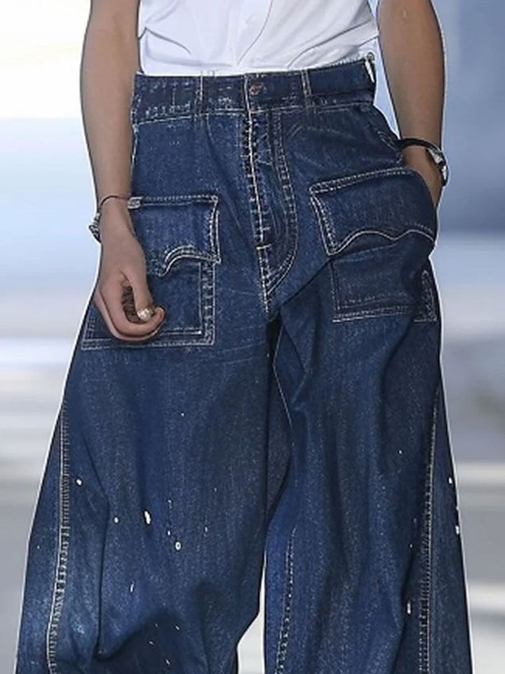 Frida | Women Relaxed Cargo Palazzo Pants