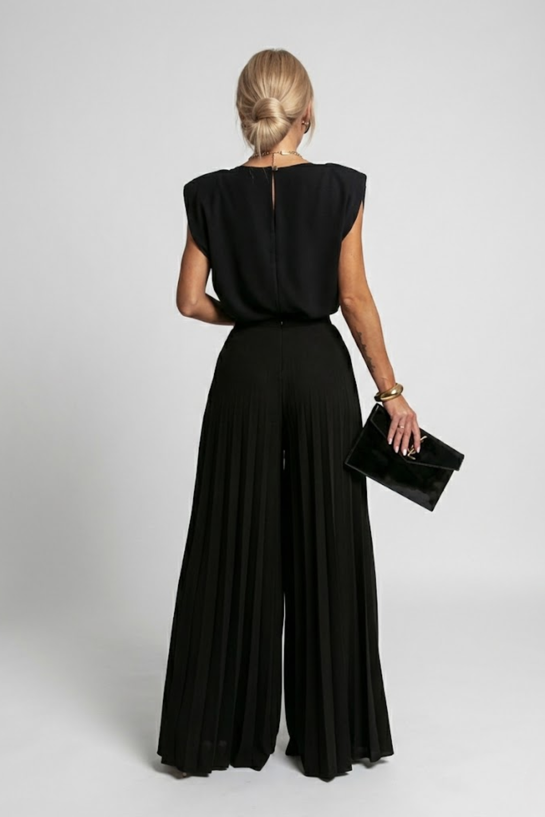 Atalanta | Women Pleated Evening Jumpsuit