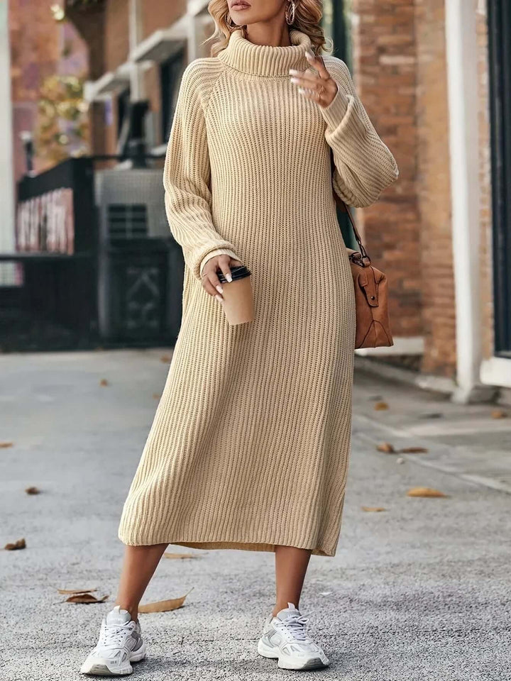 Clem | Women Turtleneck Knit Dress