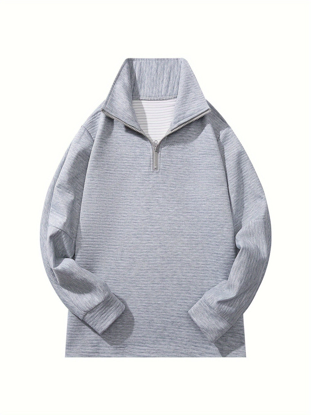 Leta | Women Ribbed Stand Half Zip Pullover