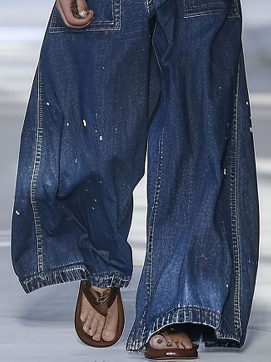 Frida | Women Relaxed Cargo Palazzo Pants