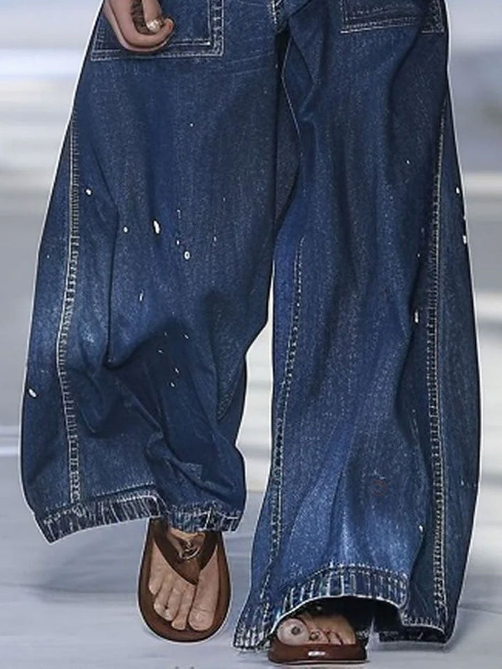 Frida | Women Relaxed Cargo Palazzo Pants