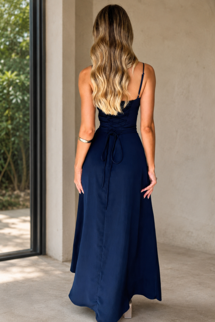 Fridgerd | Women Tie Front Maxi Dress