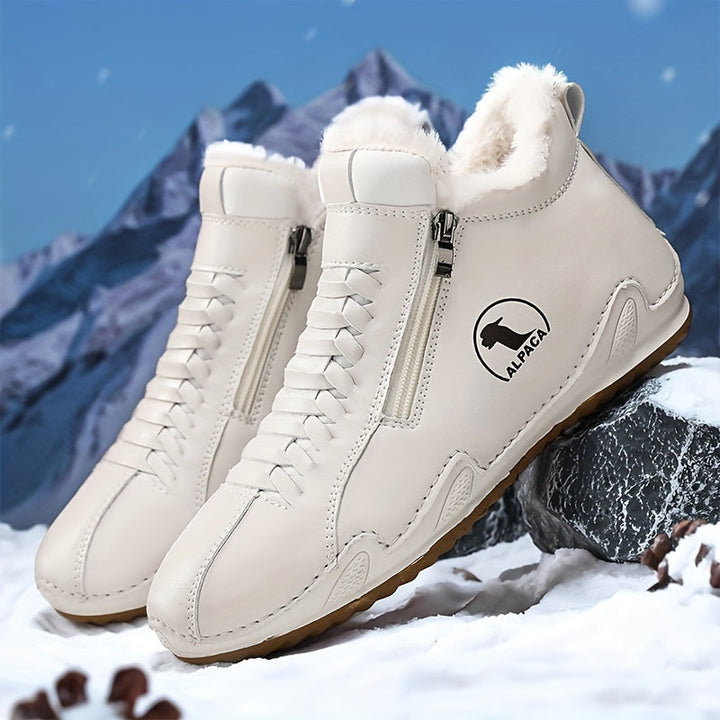Laila | Women Fur Cuff Ankle Boots