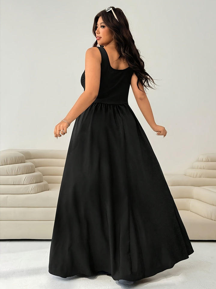 Callisto | Women Fitted Flowy Maxi Dress