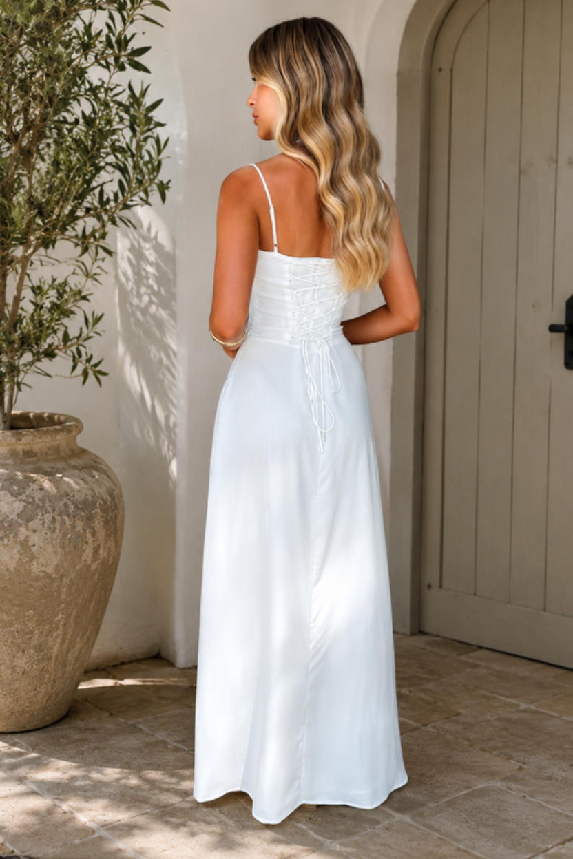 Fridgerd | Women Tie Front Maxi Dress