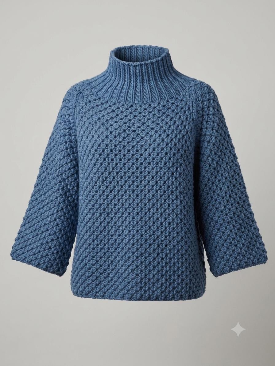 Laoise | Women Chunky Turtleneck Knit Sweater
