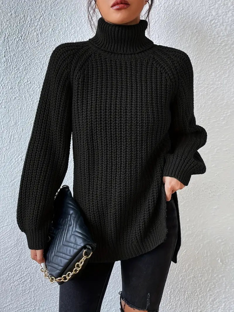 Lane | Women Chunky Knit Turtleneck