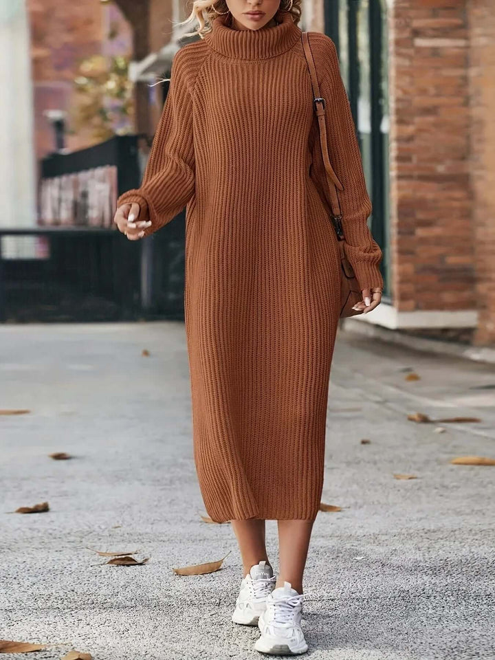 Clem | Women Turtleneck Knit Dress