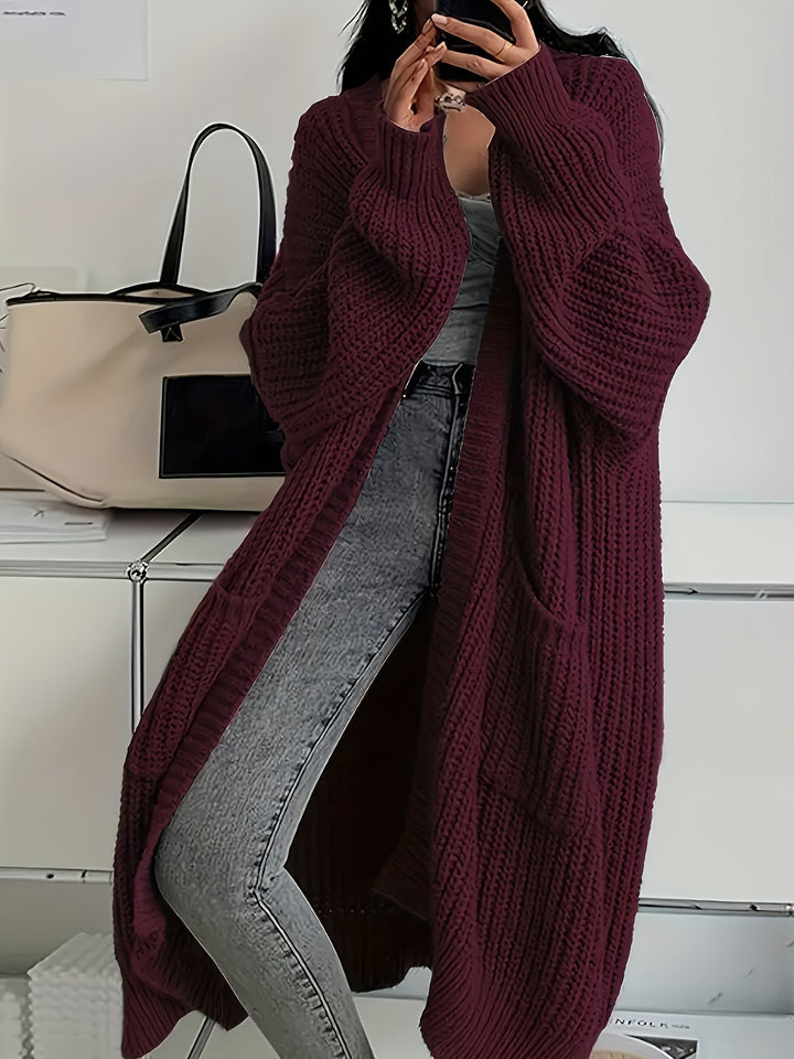 Kjersti | Women Chunky Knit Longline Cardigan