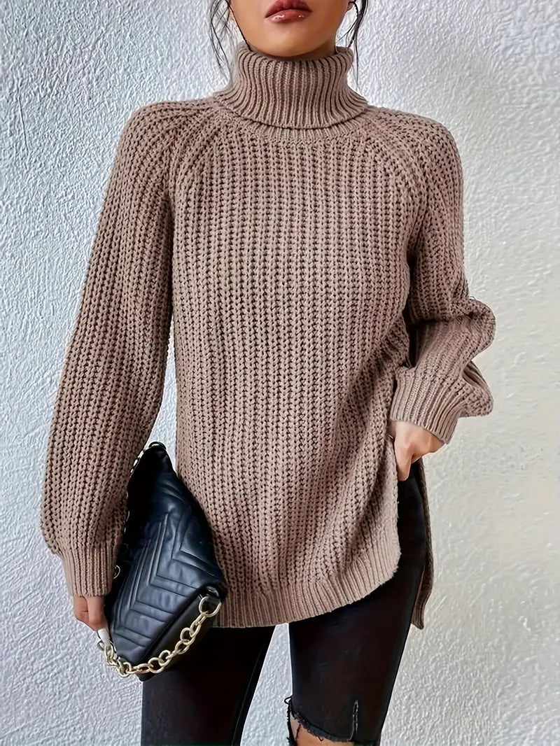 Lane | Women Chunky Knit Turtleneck