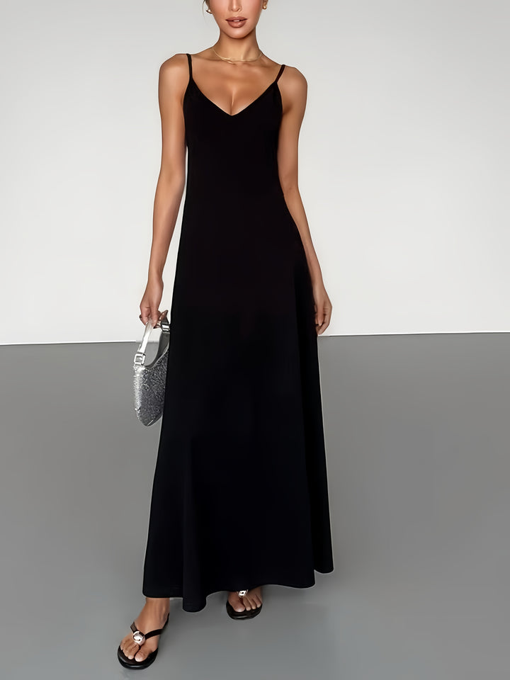 Clio | Women Backless Spaghetti Strap Maxi Dress