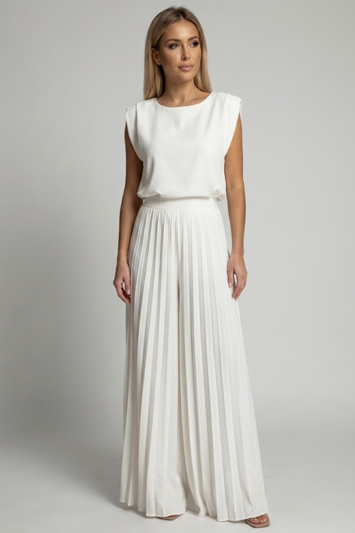 Atalanta | Women Pleated Evening Jumpsuit