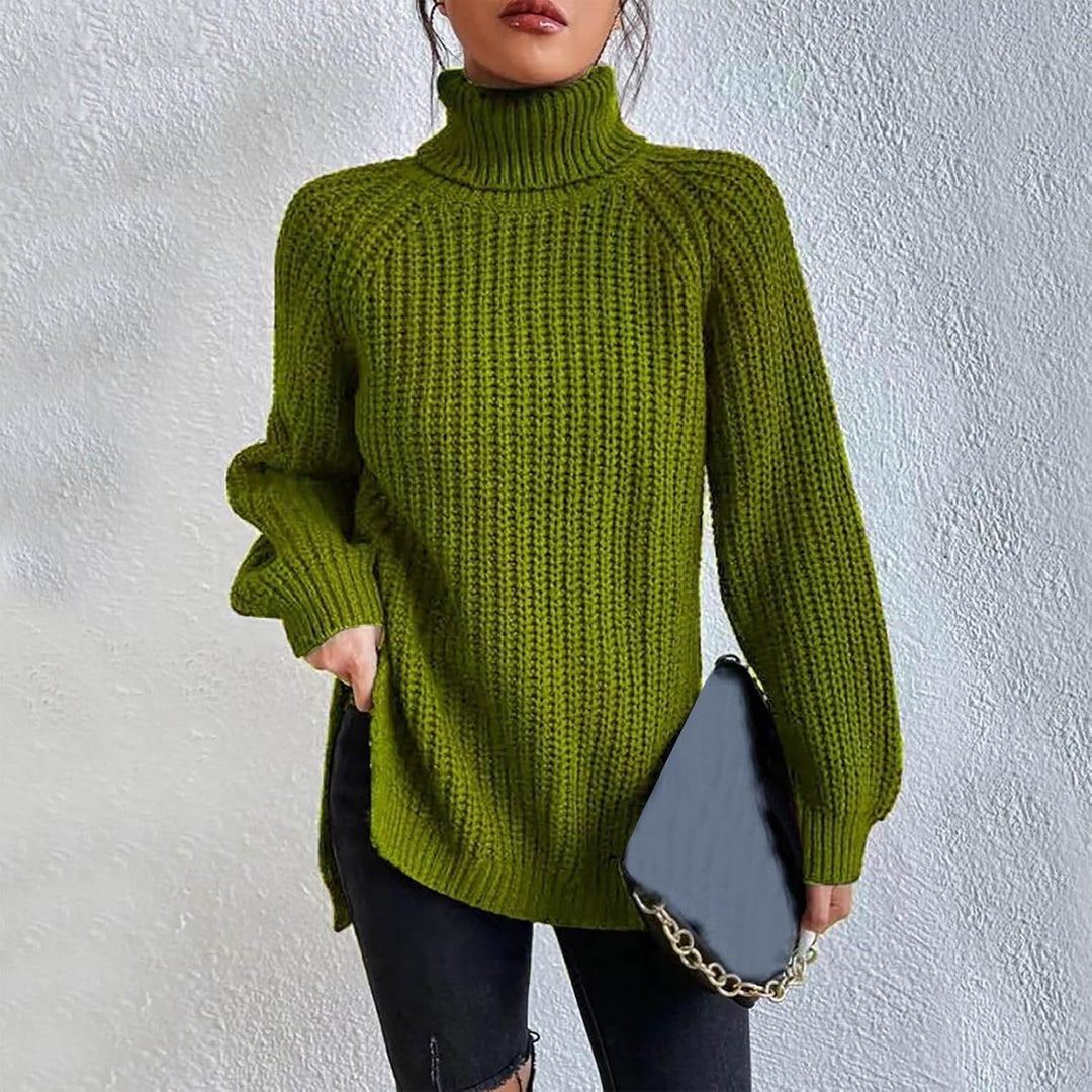 Lane | Women Chunky Knit Turtleneck