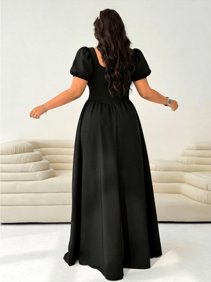 Callisto | Women Fitted Flowy Maxi Dress
