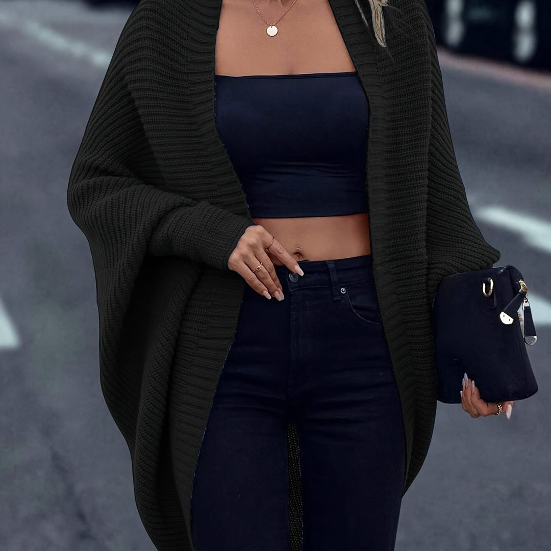 Marilyn Women Relaxed Fit Longline Open Front Cardigan