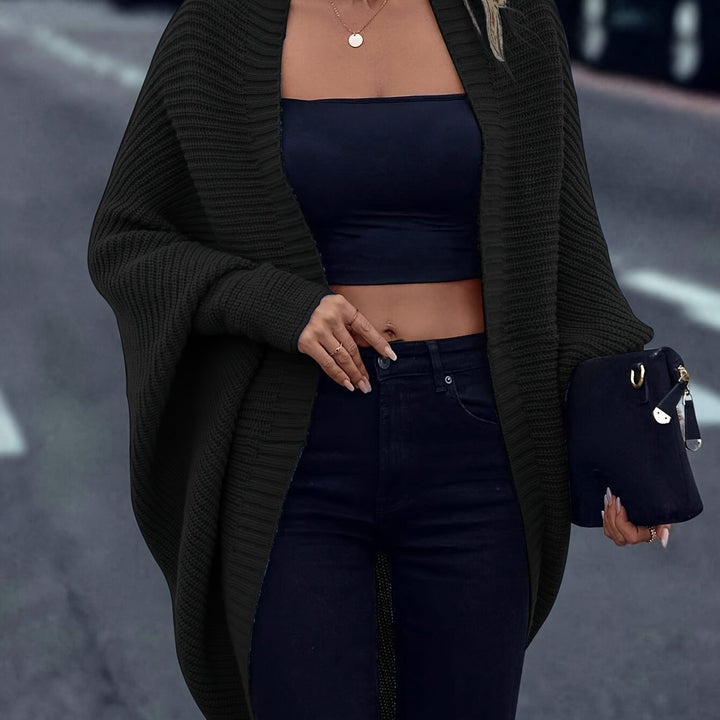 Marilyn Women Relaxed Fit Longline Open Front Cardigan