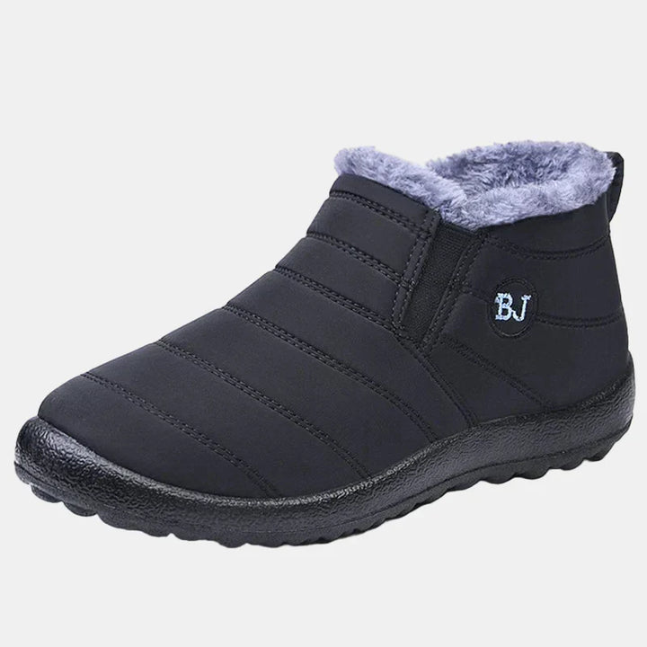 Gunvor | Women Quilted Fur Cuff Boots
