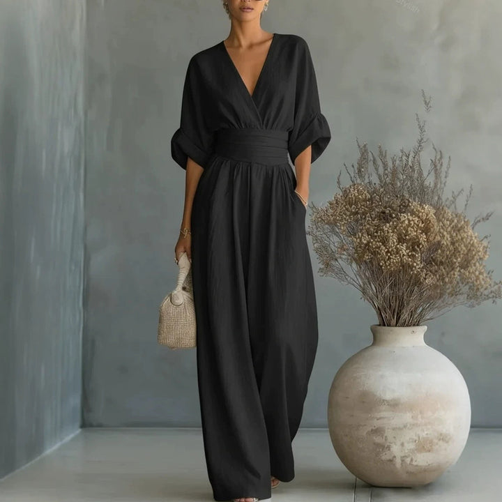 Hermione | Women Wide Leg Linen Jumpsuit