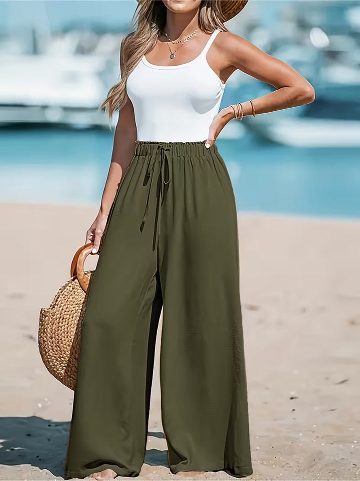 Kirsten | Women Drawstring Palazzo Pants