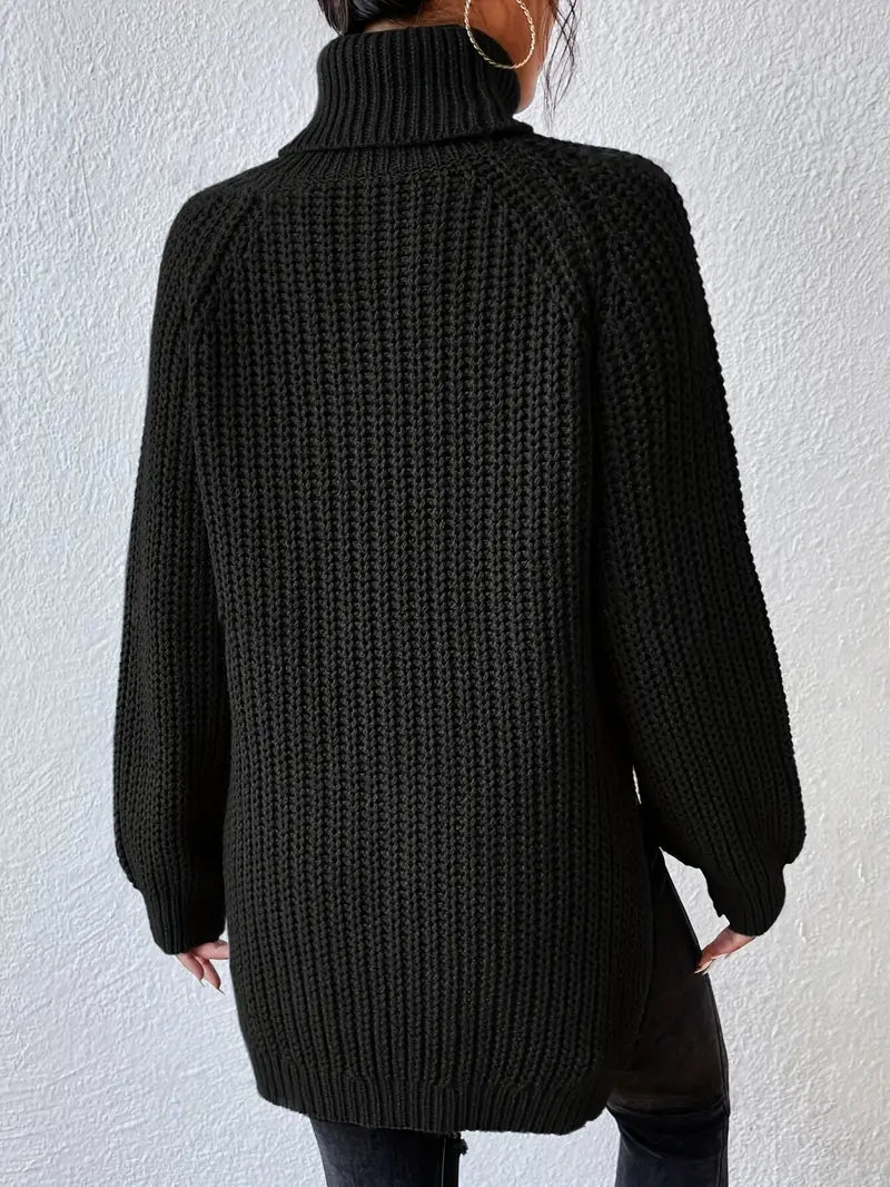 Lane | Women Chunky Knit Turtleneck