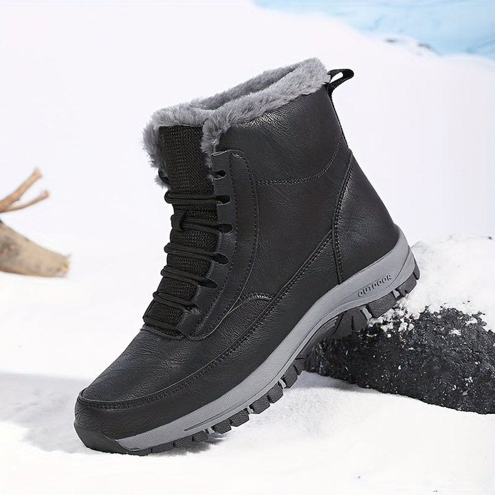 Vetle | Men Fur Cuff Walking Boots