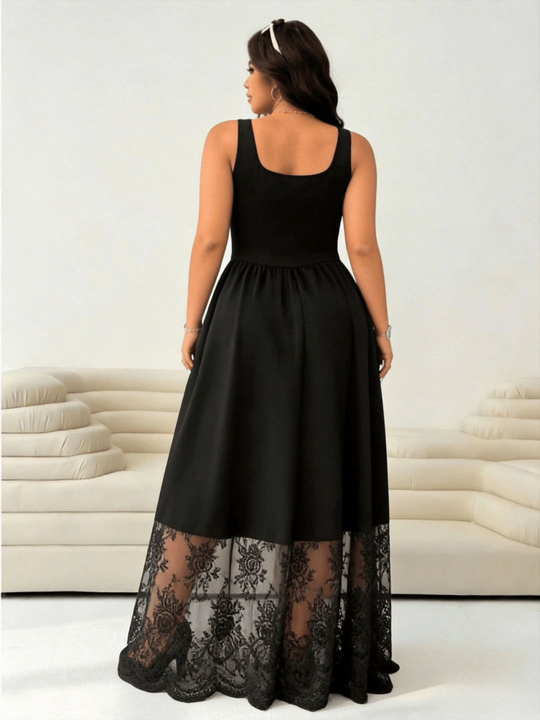 Callisto | Women Fitted Flowy Maxi Dress