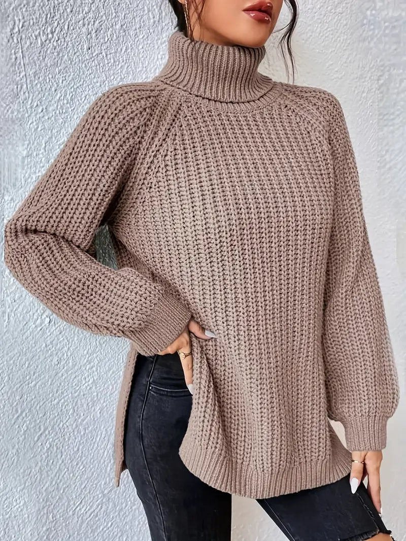 Lane | Women Chunky Knit Turtleneck