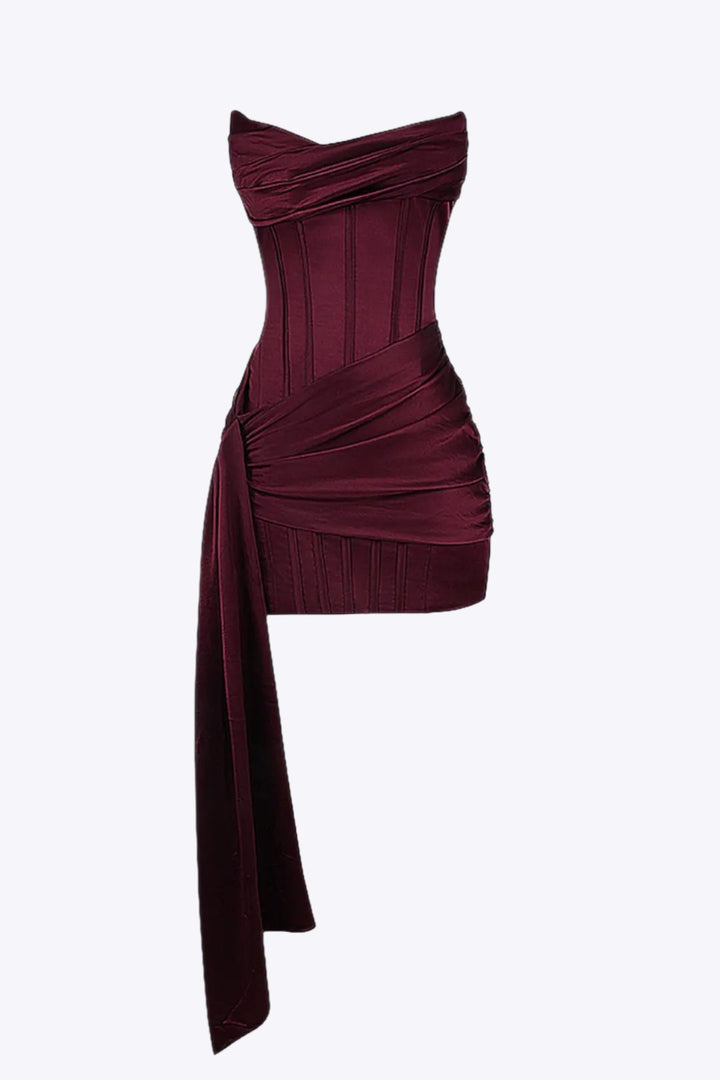 Gyda | Women Strapless Corset Mini Dress