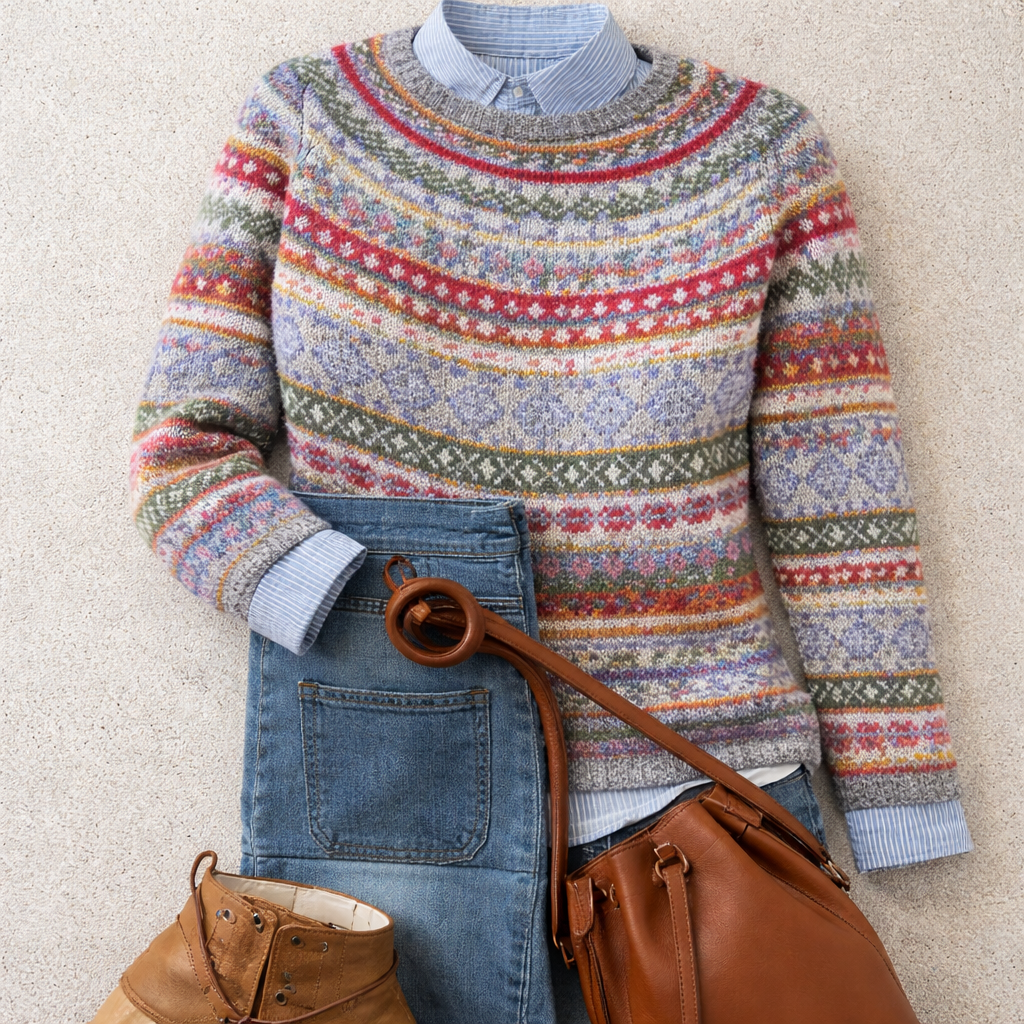 Adeline | Heritage Nordic Knit Sweater