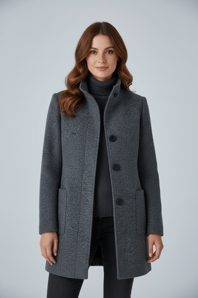 Calypso | Women Tailored Wool Blend Coat