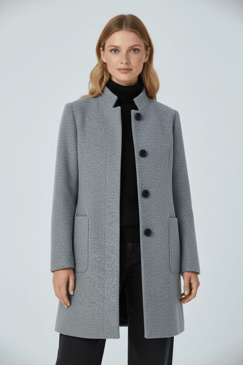 Calypso | Women Tailored Wool Blend Coat