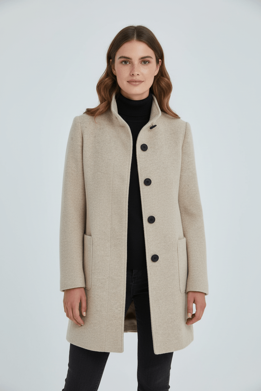 Calypso | Women Tailored Wool Blend Coat
