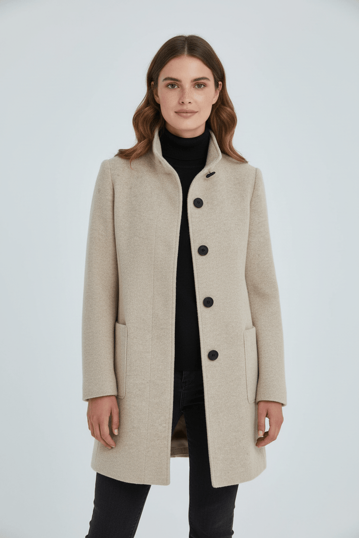 Calypso | Women Tailored Wool Blend Coat