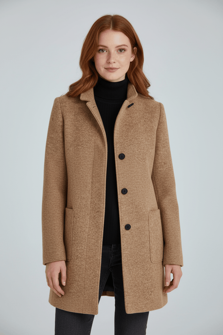 Calypso | Women Tailored Wool Blend Coat