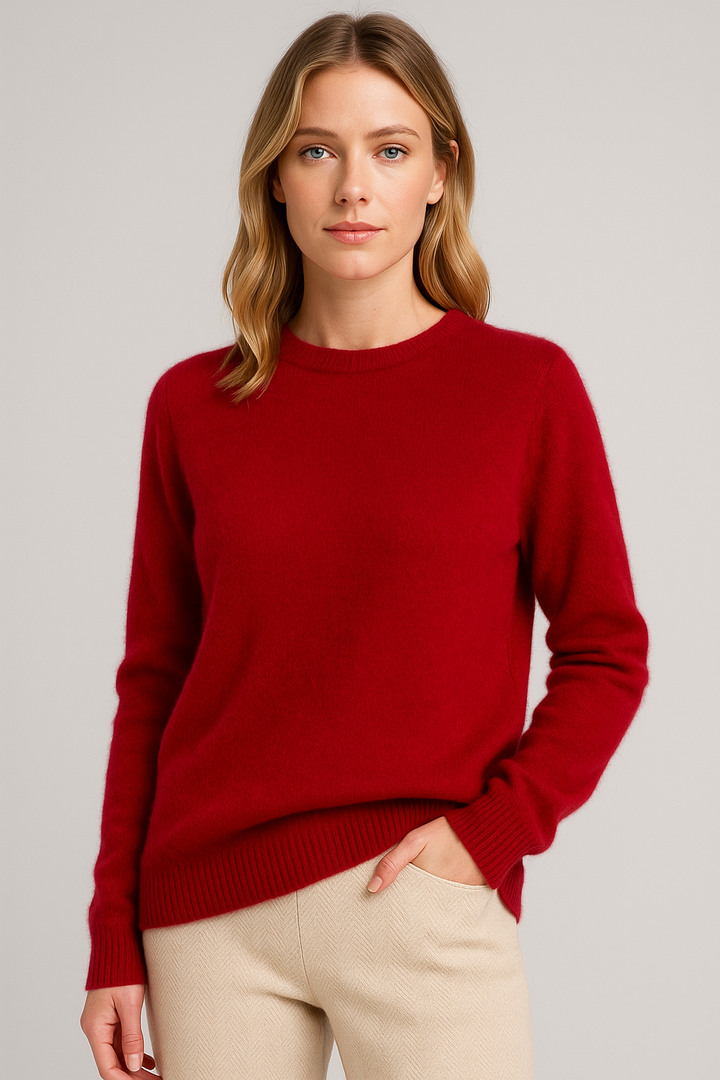 Sally | Women Classic Knit Crewneck Sweater
