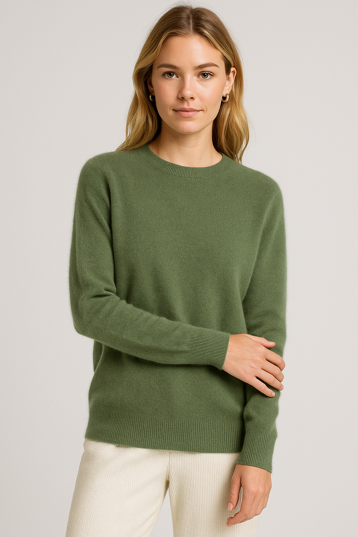 Sally | Women Classic Knit Crewneck Sweater