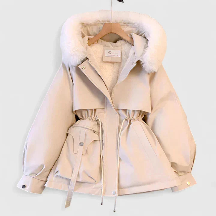 Vita | Women Hooded Drawstring Parka Coat