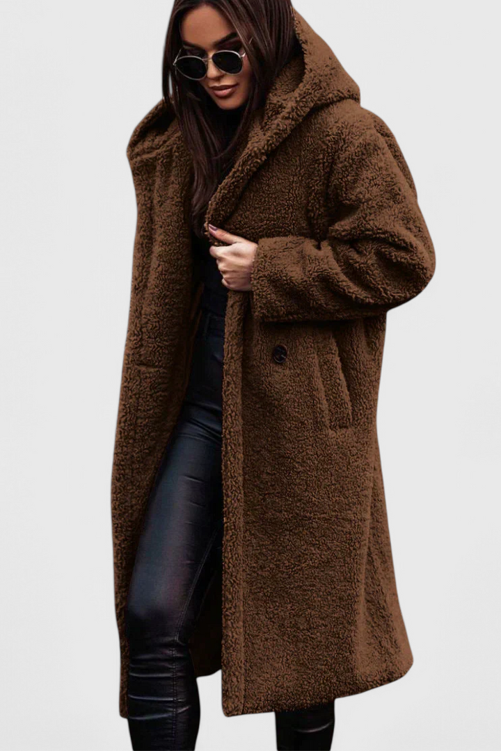 Lisette | Women Hooded Teddy Coat