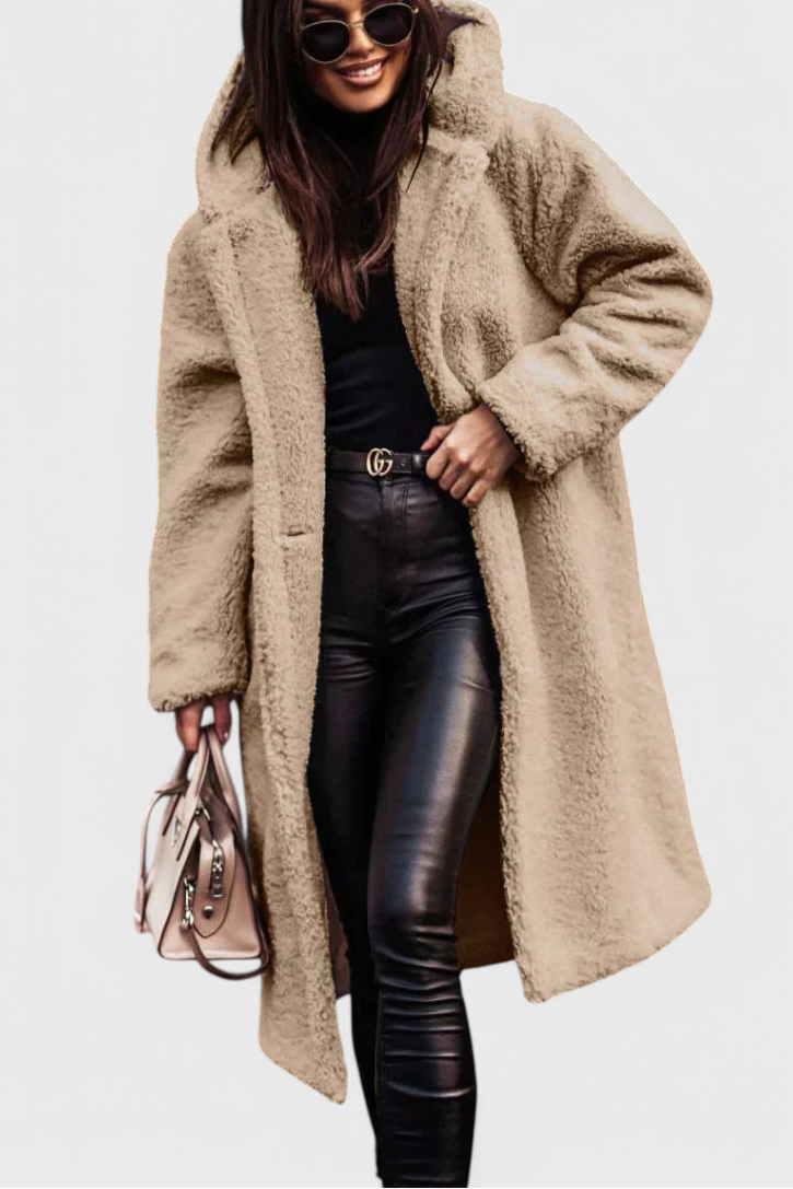 Lisette | Women Hooded Teddy Coat