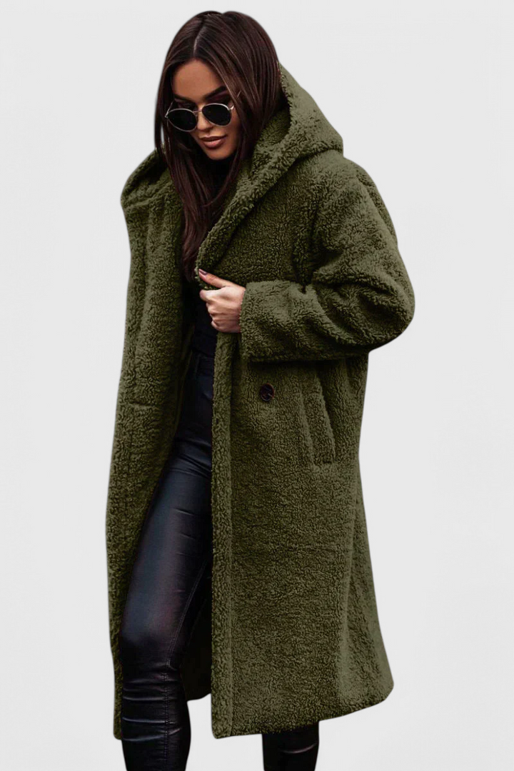 Lisette | Women Hooded Teddy Coat